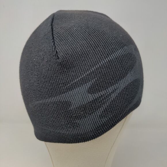 Broner Men's Beanie Hat Black Size OSFM 100% Cotton Flames Graphic - Picture 6 of 11